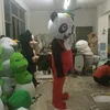 Profesyonel Kırmızı Mavi Panda Maskot Kostüm Karikatür Set Doğum Günü Partisi Rol Yapma Yetişkin Beden Karnavalı Noel Hediyesi