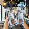 Waterflessen 2 Liter Grote Capaciteit Combo Pack Drinkfles Outdoor Sportwagen Cup Draagbare Fitness