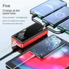 Cell Phone Power Banks 30000mAh Wireless Power Bank PD22.5W Fast Charging Powerbank Built in 4 Cables External Battery Pack for iPhone Xiaomi Huawei L230731