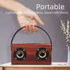 Portable Speakers Portable Wooden Equipo Wireless Bluetooth Integrated Card Home Audio Subwoofer R230731