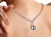 Chains Ziqiudie925 Sterling Silver Ball Bell Necklace Fashion Women's Long Sweater Chain Buddhist Bead Classic Jewelry