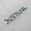 Tylna odznaka emblematu samochodu 3D Chrome x Trail Letters Srebrna naklejka na Nissan X-Trail Auto Styling230J