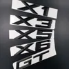 Новый стиль автомобиля ABS Black x1 x3 x5 x6 задний ботинок emblem Auto Badge Sticker2024