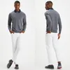 Pulls pour hommes pull tricoté gris pull polyvalent Boutique luxe tendance manteau décontracté automne et hiver chaud