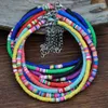 Enkelbanden Voet Ornamenten Boheemse Enkelband Modieuze Vrouwen Ketting Verstelbare Strand Stijl Polymeer Klei Hanger Man Mannen Armbanden