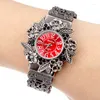 Orologi da polso Sdotter Pulsera Hombre XINHUA Quadrante in acciaio inossidabile al quarzo per le donne Orologi da polso alla moda Orologio da polso con fiore