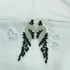 Brincos pendentes clássico gota de água zircônia cúbica s925 pino de prata requintado atraente elegante festa à noite jóias