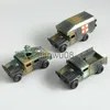 Diecast Model Cars 136 modello di veicolo corazzato militare in lega militare ambulanza dumper giocattolo auto giocattoli nella confezione originale spedizione gratuita x0731