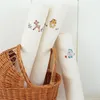 Pillow Ins Korea Baby Cotton Multifunctional Sleeping Throw Born Bear Embroidery Breathable Cylindrical