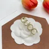 Spille di diamanti di cristallo Spilla di design Marca oro argento Lettera Spilla Gioielli per le donne Stile di gioielli con confezione regalo