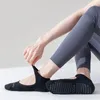 Sportliche Socken, rückenfrei, atmungsaktiv, Baumwolle, Yoga, Damen, Silikon, rutschfest, Pilates, Damen, Fitnessstudio, Fitness, Ballett, Tanz, Sport