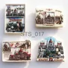 Fridge Magnets Fridge magnets Hungary Budapest Tourism Souvenir resin crafts UV printed landscape refrigerator magnet stickers home decoration x0731