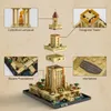 Blocks Funwhole Lighting Building Bricks Set The Lighthouse of Alexandria Construction Model 1677 PCS for Teen and Adults 230731