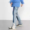 Herrenhose 2023 Y2K Straßenkleidung Glitzertasche Jeans Cargohose Herrenbekleidung waschen blau gerade neue Kpop Denim Hose Vetement Homme Z230801