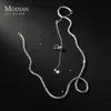 Strengen Strings Modian Eenvoudige Verstelbare Ketting voor Vrouwen Meisjes 925 Sterling Zilver Luxe Merk Sieraden Mode Accessoires 230729