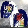 Men's Hoodies Scotland Lion Animal 3D Full Print Size Hoodie Man Women Harajuku Outwear Zipper Pullover Sweatshirt Unisex-2