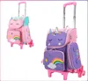 Mochilas escolares conjunto de mochila escolar com rodas para meninas bolsa trolley com rodas mochila escolar com rodinhas para crianças mochila com rodinhas 230729