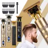 T9 Tondeuse à cheveux électrique poussoirs électriques tondeuses à cheveux USB ciseaux tondeuse rasoir pour hommes rasage pour hommes tête de rasage double usage barbier tondeuse à barbe professionnelle