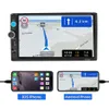 Ahoudy Car Video Stereo 7inchダブルディンカーモニターFMマルチメディアラジオMP5プレーヤーバックアップカメラCarPlay Android AutoSupport192D