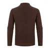 Heren Truien 2023 Herfst/Winter Trui Casual Effen Kleur Klassieke Mode Sweater2215
