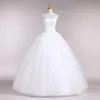 Dentelle Tulle robe de bal robes de mariée avec décolleté en coeur 2019 robe de mariée Simple à lacets robe de mariée blanc Ivory258S