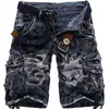 Heren Shorts Hoge Kwaliteit Camouflage Losse Cargo Shorts Mannen Zomer Merk Mode Tactische Camo Shorts Meerdere Zakken Cargo Broek voor Mannen 230729