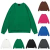 Heren Hoodies Herfst Winter Heren Dames Warme Fleece Sweatshirts Crewcollar Hoogwaardige Pullover Trui met lange mouwen Thermisch ondergoed