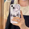 Obudowy telefonu komórkowego Śliczne anime słodka dziewczyna telefon komórkowy dla iPhone'a 11 12 13 14 Pro xs Max 13Mini Case for iPhone 6s 7 8 plus XR x Soft TPU Case x0731