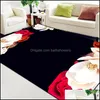 Tapis Nordic 3D Designer Tapis Salon Chambre Tapis Tapis Antidérapant Grand Tapis Tapis De Sol Salon Décor À La Maison Drop Delivery Jardin Tex Dh1Xq