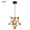 Pendant Lamps Southeast Asia Handmade Starfish Lights For Dining Room Coffee Store Bar Country Loft Decor Led Hanging Lamp Fixtures