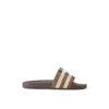 utomhus sommarstrand gummi tofflor casual sko klassiker tartan sandale storlek 35-46 herrar vintage mule glid rese kvinnors pool designer skjutreglage platt sandal med låda