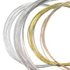 Bijoux de fil ronds de calibre 16 à 28 demi-bobine dure enveloppant du fil de perles en argent sterling 925 massif vendu par M 3 28 pieds M pour la fabrication B242u