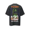 Men's T Shirts Dark Grey RRR123 1000cese Flame Short Sleeve Shirt Men Women T-shirts Oversized RRR-123 Tops Tee Y2k