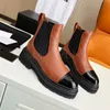 Women Boots Designers Ankle Boots Calfskin Martin Boot Black white Anti Slip Wear Resistant Zipper Outdoor Boots size 35-41