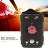 Detector de radar de carro Detector de carro Lidar de longo alcance com velocidade de prompt de voz, sistema de alarme de velocidade e detecção de 360°