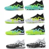 Mid Top Kids Anti-skid Soccer Shoes Womens Mens Football Boots Green White Youth Sports Trainers