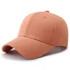 Wide Brim Hats High Quality Full Cotton Sparkling Style Peaked Cap Spring And Autumn Solid Color Hat Men's Casual All-Matching Baseball