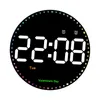 Orologi da parete Orologio Digitale LED Elettronico Automatico Luminosità Display Snooze Data