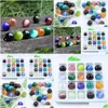 Losse Edelstenen Cat Eye Natuurlijke Kristal Edelsteen Kralen 20 stks/doos Diverse Charm Bead Voor Sieraden Maken Drop De Dhgarden Dhyam