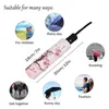 Umbrellas Pink Flower Tree Bird Sparrow Ink Style Automatic Eight Bone Foldable Rain Umbrella Wind Resistance Outdoor Bumbershoot