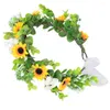 Decorative Flowers Flower Hair Decor Headbands For Bride Crown Girl Pography Wreath Props Women