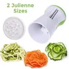 Fruit Vegetable Tools LMETJMA Heavy Duty Spiralizer Slicer Spiral Cutter Zucchini Pasta Noodle Spaghetti Maker KC0335 230731