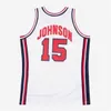 1992 Team USA Michael Jor Dan Basketball Trikot Larry 7 Bird Johnson Throwback John Stockton Scottie Pippen Patrick Ewing White Blue Size S-XXL