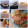Bangle Wando Gold Color Monety Banles for Girl Baby Bransoletka Islam Muzułmańska arabska pieniądze na Bliski Wschodnia Afryka Biżuteria Prezent urodzinowy
