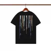 Camiseta de diseñador Camisa para hombre Camisetas para hombre Camiseta de diseño Camiseta para hombre Primavera Verano para camisas para hombre Camisetas negras Manga de vacaciones Letras informales Tops estampados