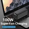 Cep Telefonu Güç Bankaları 20000mAH Güç Bankası Tip C PD 100W Hızlı Şarj Powerbank Akıllı Telefon Dizüstü Bilgisayar Tablet İPhone Xiaomi L230731