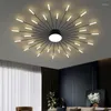 Ceiling Lights Modern LED Chandelier Indoor Lighting For Bedroom Hall Living Dining Room Acrylic Sunflower Decor Lamps