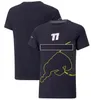 New F1 race car body shirts summer short-sleeved shirts same style customized