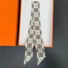 Шарфы Silk Design 2023 Женские шарф роскошь в летнем моде.