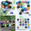 Losse Edelstenen Cat Eye Natuurlijke Kristal Edelsteen Kralen 20 stks/doos Diverse Charm Bead Voor Sieraden Maken Drop De Dhgarden Dhyam